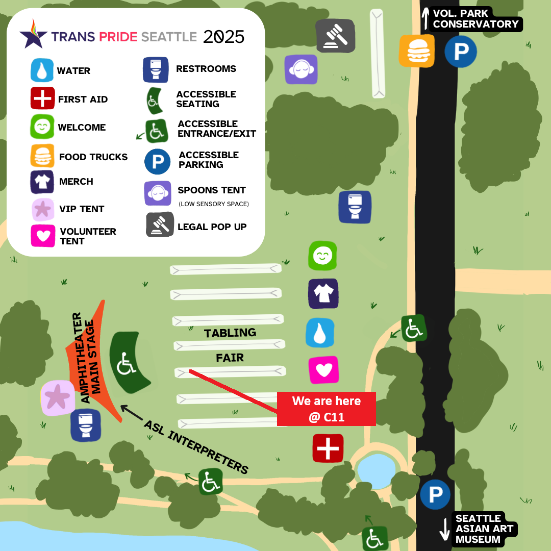 Trans Pride map